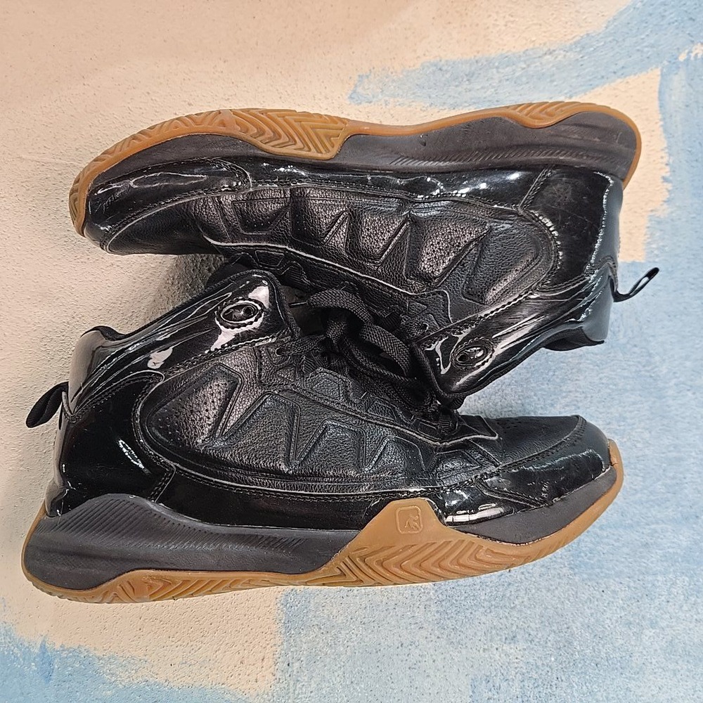 AND1 Mens Basketball Shoes Sz 11 Black Synthetic High Top Court‎ Sneakers Hoop